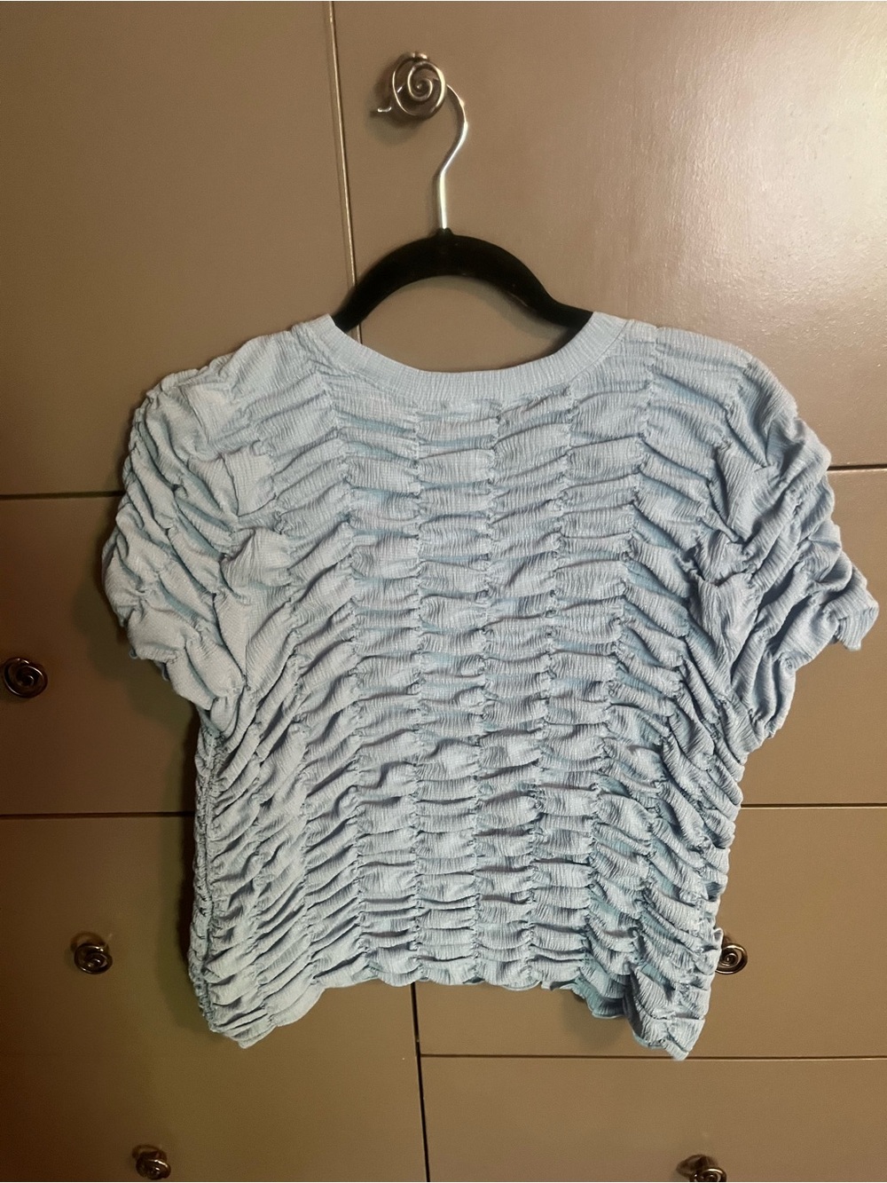Anthropologie Ruched Baby Tee - Picture 6 of 7